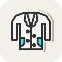 Doctor Coat Vector Icon Design