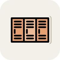 Locker Vector Icon Design