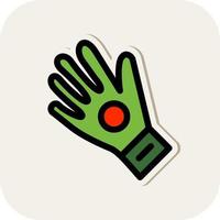 Gloves Vector Icon Design