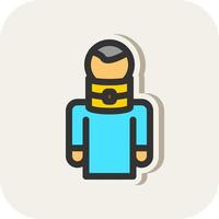 Broken Neck Vector Icon Design