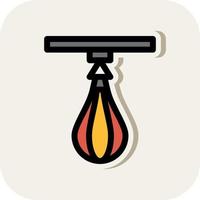 Punching Ball Vector Icon Design