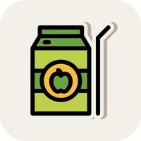 Apple Juice Vector Icon Design