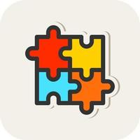 Puzzle Vector Icon Design