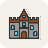 Castle Vector Icon Design