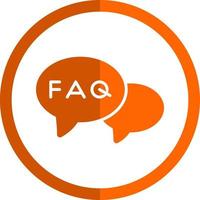 FAQ Vector Icon Design