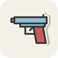 juego pistola vector icono diseño