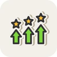 Level Up Vector Icon Design