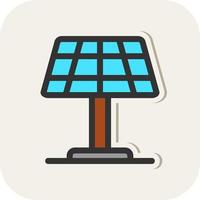 Solar Panel Vector Icon Design