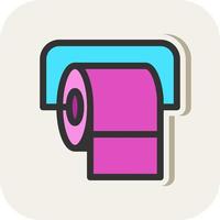 Tissue Paper Vector Icon Design