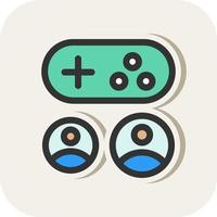 Game Viewers Vector Icon Design