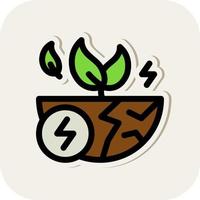 Sustainable Energy Vector Icon Design