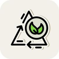 Zero Emission Vector Icon Design