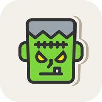 diseño de icono de vector de frankenstein