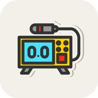 Geiger Counter Vector Icon Design