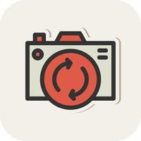 Front Camera Vector Icon Design