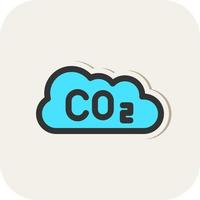 diseño de icono de vector de co2