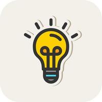 Light Bulb Vector Icon Design