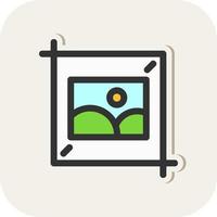 Crop Vector Icon Design