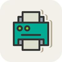 Printer Vector Icon Design