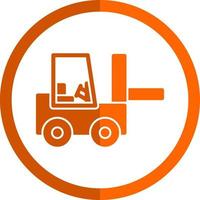 Forklift Vector Icon Design