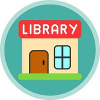 Library Vector Icon Design