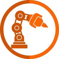 Robotic Arm Vector Icon Design