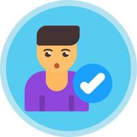 Hired Vector Icon Design