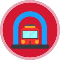 diseño de icono de vector de metro