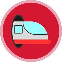 Hyperloop Vector Icon Design