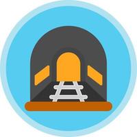 diseño de icono de vector de túnel