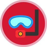 Scuba Diving Vector Icon Design