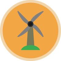 Windmill Vector Icon Design