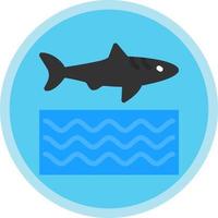 Shark Vector Icon Design