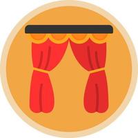 Curtain Vector Icon Design