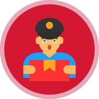 Delivery Man Vector Icon Design