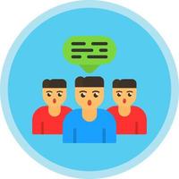 Discussion Vector Icon Design
