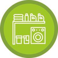 Laundry Room Vector Icon Design