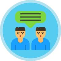 Talk Vector Icon Design