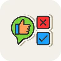 Dissatisfied Vector Icon Design