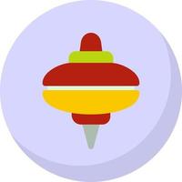 Spinning Top Vector Icon Design