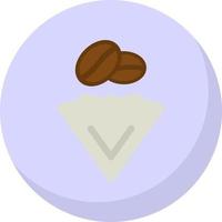 Coffee Filter Vector Icon Design