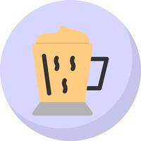 Coffee Latte Vector Icon Design