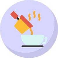 vierta el diseño del icono del vector de café