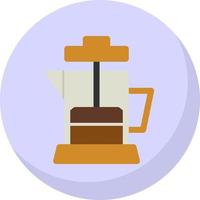 diseño de icono de vector de prensa de café