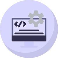 Code Engineering Vector Icon Design