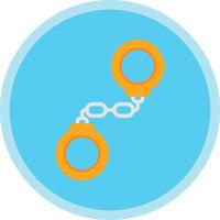 Handcuffs Vector Icon Design