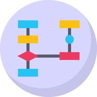 Flowchart Vector Icon Design