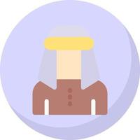 Male Bedouin Vector Icon Design