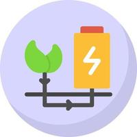 Green Energy Vector Icon Design