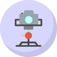 Tripod Camera Vector Icon Design